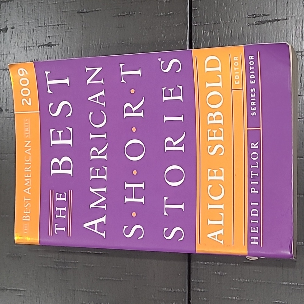 The Best American Short Stories 2009 Edition Book Edited by Alice Sebold
